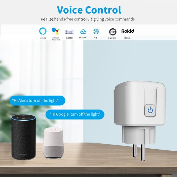 Buy 110-240V Smart Electrical Socket Voice Control With Timer Function at wholesale prices