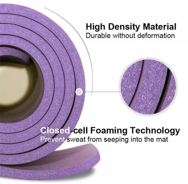 Extra Thick 71Inch NBR Exercise Mat Foam anti tear High Density Yoga Mat