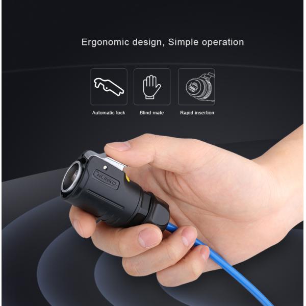 CNLINKO LP24 RJ45 Waterproof Connector LED Display Connector IP68 Waterproof Rj45 Connector