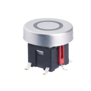 Illumination Tactile Switch,Smd Silver Cap Pcb LED Push Button Tact Switch ,Lighted Tact Switch,Illuminated Tact Switch