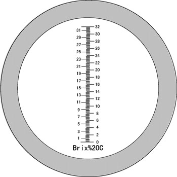 Brix Hand Held Optical Refractometer Sugar Related Liquids With Light Source