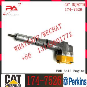China Diesel Engine Fuel Injector Excavator Accessories Diesel Motor Parts 1747526 174-7526 for Caterpillar CAT 3412E 651E 657 on sale