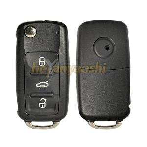 Quality Vw 3 Buttons Smart Key Shell with Emergency Key Insert for sale