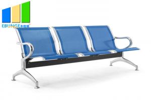 Quality 3-6 Seaters Stainless Steel Medical Office Waiting Room Chairs / Airport Seaters for sale