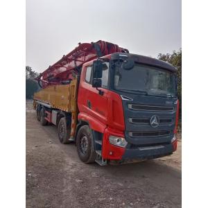 Quality Large Reproducing Used Concrete Line Pump Truck Mounted 51m for sale