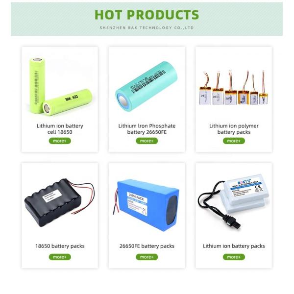 High Performance Rechargeable Lithium Ion Power Cell 3.7V 1800mAh 6.66Wh Li-ion Battery Pack for Electronics