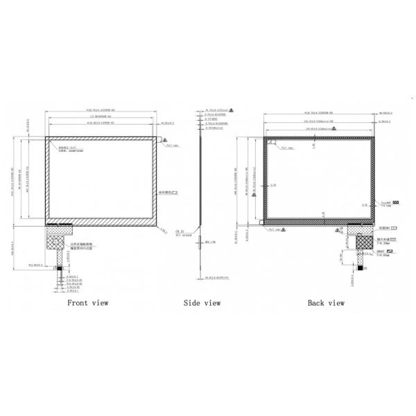Buy 5.7 Inch TFT Capacitive Touch Screen Precision PCAP Touch Screen at wholesale prices