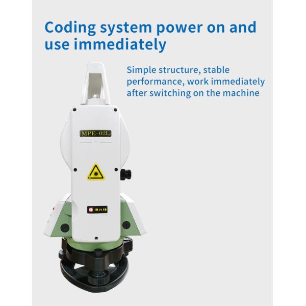 MPE-02L Green Light Up And Down Double Robotic Total Station Earth Electronic Longitude And Latitude High Precision Engineering Measurement