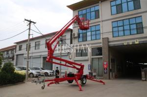 Quality Telescopic Articulated Cherry Picker 16m Electric Towable Access Platform for sale