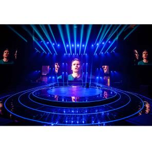 3.1m Holo Gauze Screen , 3D Holographic Mesh Screen Creates Image Floating In The Sky