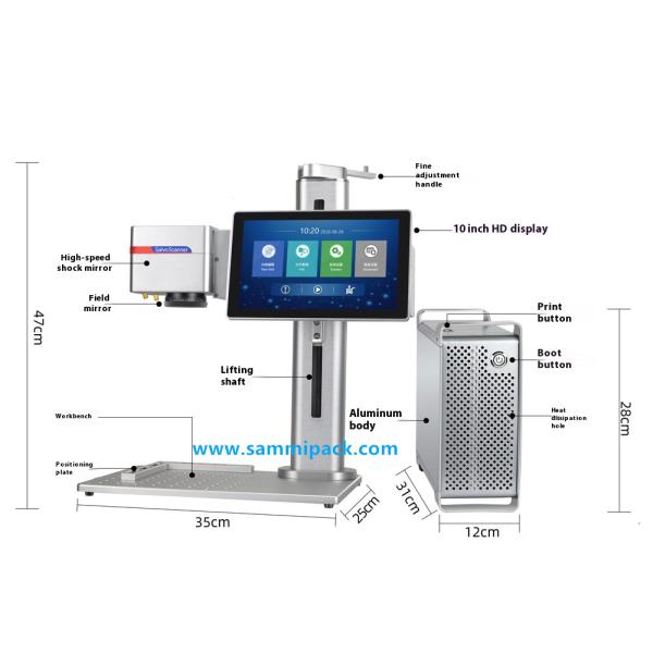 Custom High Quality Low Price MAX Optical Laser Marking Machine MAX 20W Fiber Laser Engraving Machine