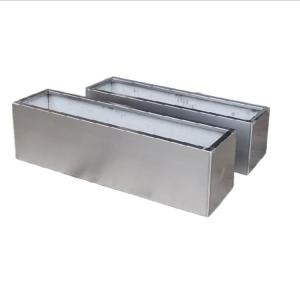Quality Flower pot rectangular metal stainless steel flower planter for sale