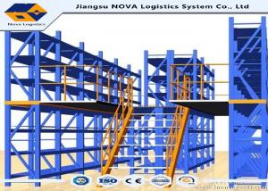 China Warehouse Mezzanine Flooring Systems , Powder Coated Q235 Industrial Storage Mezzanine Floor on sale