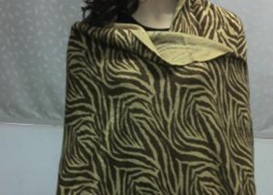 China Customized Patterned Acrylic Knit Scarf / Shoulder Scarves Shawls on sale
