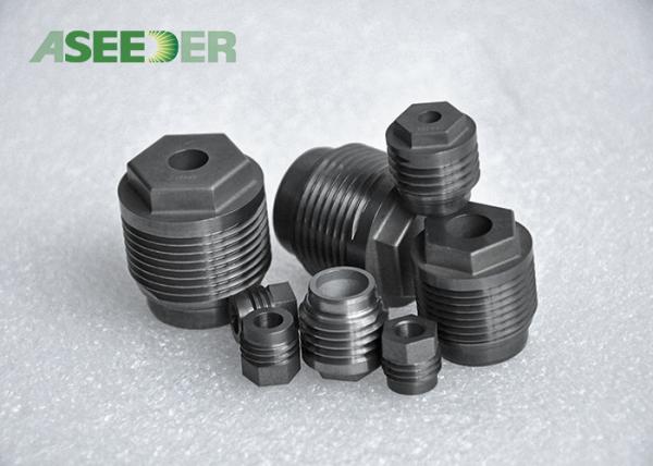 Buy Durable Tungsten Carbide Spray Nozzle / Custom Hexagon Alloy Nozzle at wholesale prices