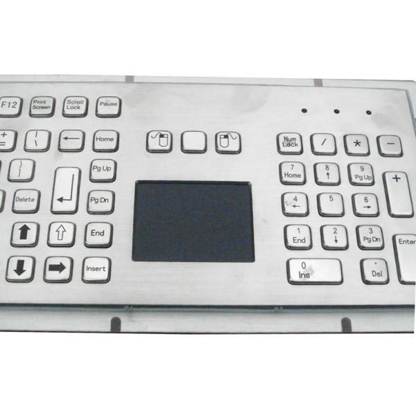 IP65 Rated Rugged Panel Mount Metal Keyboard With Numeric Keypad In Special Design