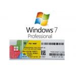 China Genuine Microsoft Windows 7 License Key Multi Language Win 7 Pro Professional COA License Sticker for sale