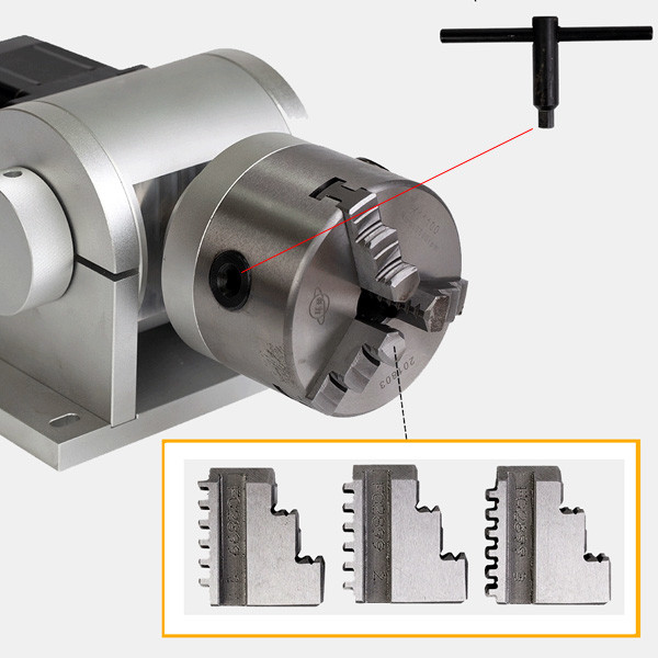 Cnc Rotary Axis Attachment For Laser Machine