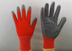 China 13 Gauge Nitrile Coated Gloves Super Light With Smooth Finished Nitrile on sale