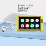 RGB ESP32 Display Module 480*270 HMI LVGL ILI9485 Smart Display Screen