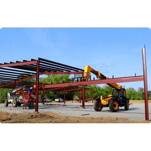 Steel Metal Frame Structure Customized Color Prefab Warehouse for Workshop and Layout