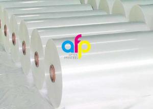 China 11micron- 350micron Polyester PET Thermal Glossy Laminating Film Plastic Roll on sale
