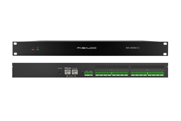 Buy 8 In 8 Out Audio DSP Processor Dante Usb Audio Interface With 4CH Dante Audio Transmitter at wholesale prices