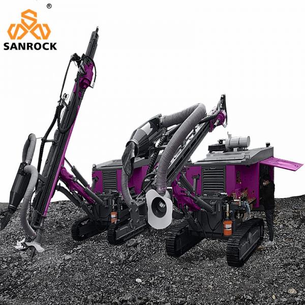 Buy Rock Blasting Integrated Drilling Equipment Mining Hydraulic Rotary DTH Drilling Rig at wholesale prices