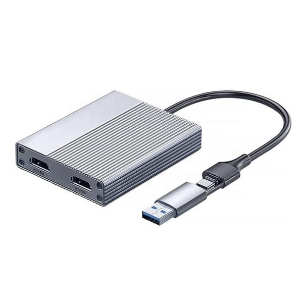 USB-C Type-C to Dual HDMI MST Multi-Monitor Adapter 4K 60Hz for Windows Android