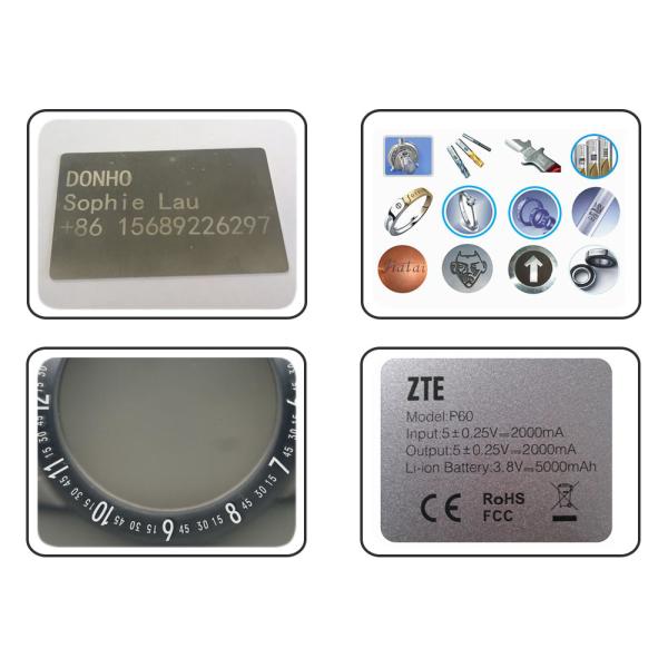 30W Portable Laser Marking Machine With Rotary Axis And Moving Marking Head