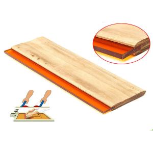 Wooden Squeegee Blades Rubber 80A Screen Printing Material