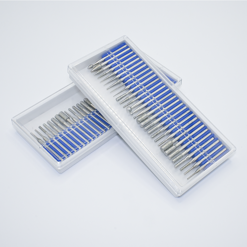 30 Different Shapes Double Cut Tungsten Carbide Rotary Burr Set with 120° Point Angle and 3 Years Warranty