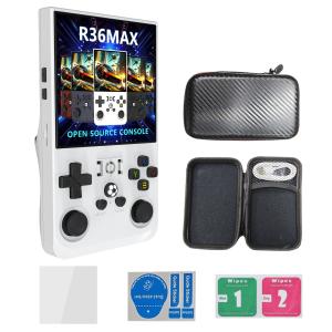 Quality R36MAX Retro 64GB 128G Handheld Game Console Linux System 3.5 Inch IPS Screen for sale