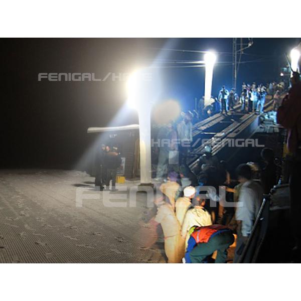110000lm 230v 120v CRI>65 Blow Up Light Tower