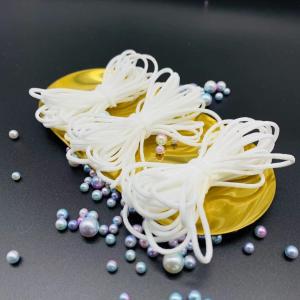 Quality Surgical Mask Elastic Ear Loops For Face Mask White Ear Loop Elastic Band 3mm for sale