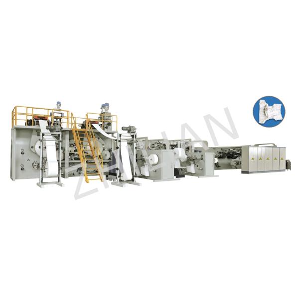 Customized Baby Diaper Making Machine Full Width Waistband Type
