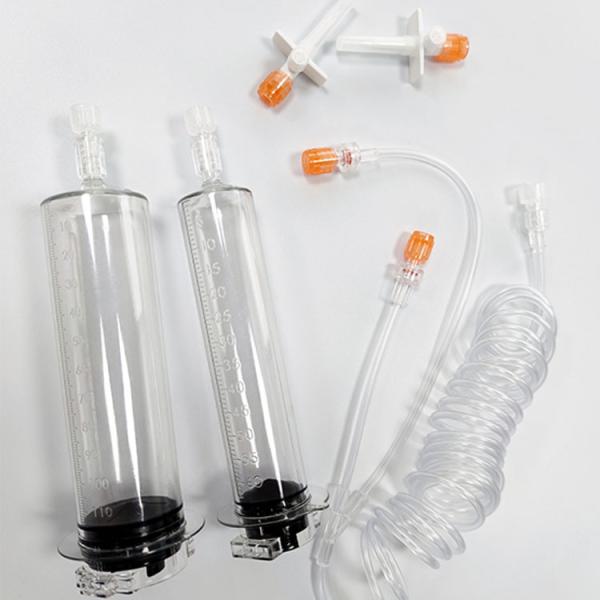 Disposable Sterile CT Injector Syringe High Pressure Angiographic Syringe