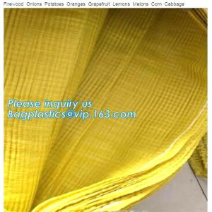 21*31cm Portable PE Fruit Oyster Onion Raschel Mesh Soap Net Bag With Handle