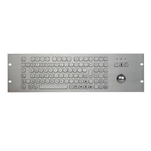 Quality PS2 19U Stainless Steel Industrial Keyboard 400DPI IP65 Static for sale