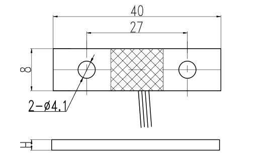 Alloy Steel Mini Load Cell SL-05 Low Profile 220-660mm Cable Length