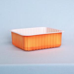 China 150Mm Disposable Plastic Container Box Rectangle Disposable Containers Food Package on sale
