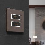 Laffey 5 conjoined Smart Push Button Wall Switch For Light Control