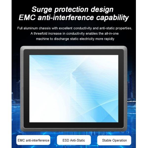 21.5 Inch Industrial Embedded Fully Sealed Touch Display All in One PC
