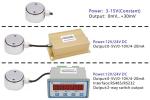Miniature Compression Load Cell 1kg With Flanged Surface Micro Compression