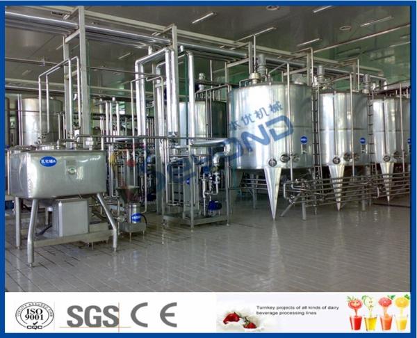 Buy Heat Treated Pasteurized Milk Dairy Processing Plant With Milk Pasteurization Machine at wholesale prices
