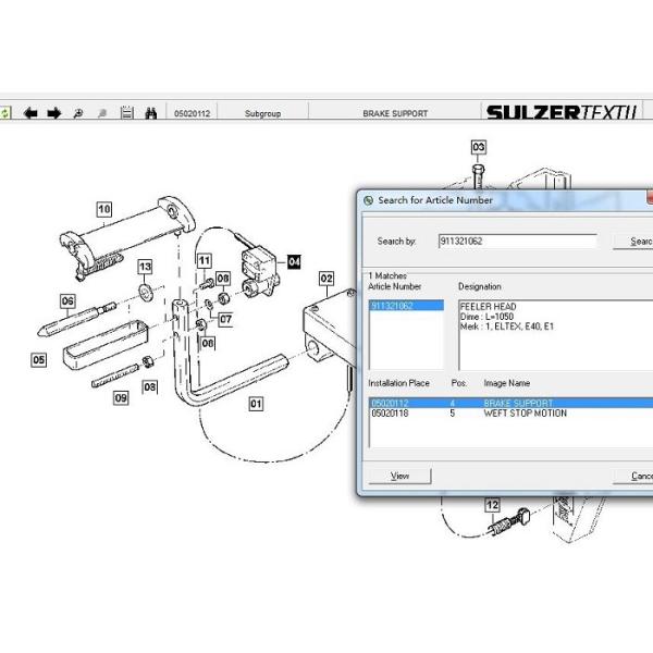 Feeler Head Weaving Loom Spare Parts / Corrosion Resistant Loom Machine Parts