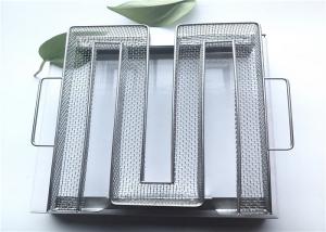 Quality M Shape 205*200*50mm Metal Wire Mesh For Food Meat Barbrcue Mesh In Summer for sale
