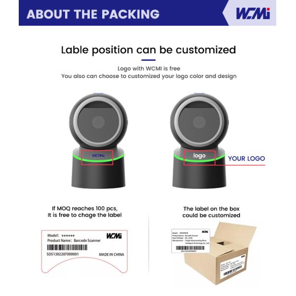 A SD5637 High Quality Desktop 2d Omnidiredtional Qr Barcode Reader