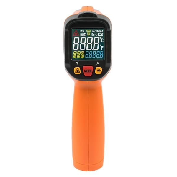 Buy Adjustable Emissivity High Temp Infrared Thermometer With Data Hold Function at wholesale prices
