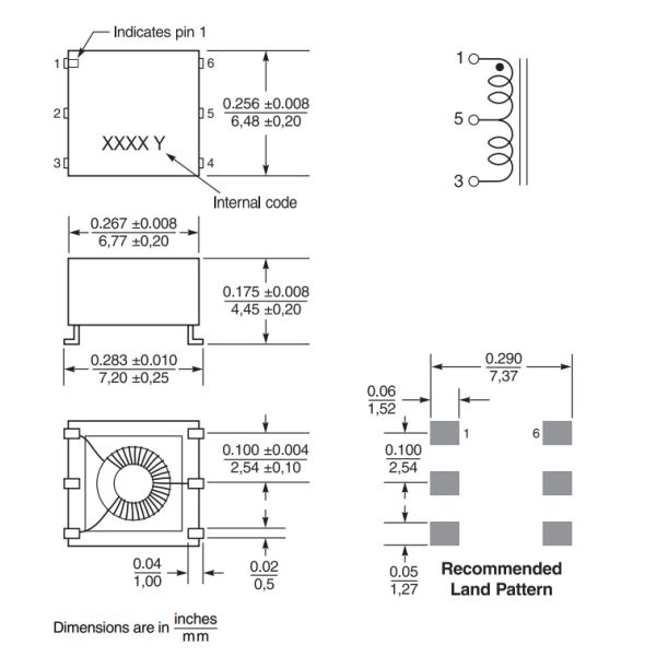 KA4909-AL Bias Injection Choke for Low-Voltage Differential Signaling (LVDS) applications